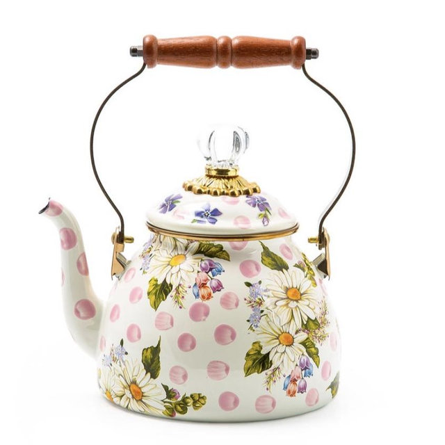 Floral Tea Kettle (2 Qts)