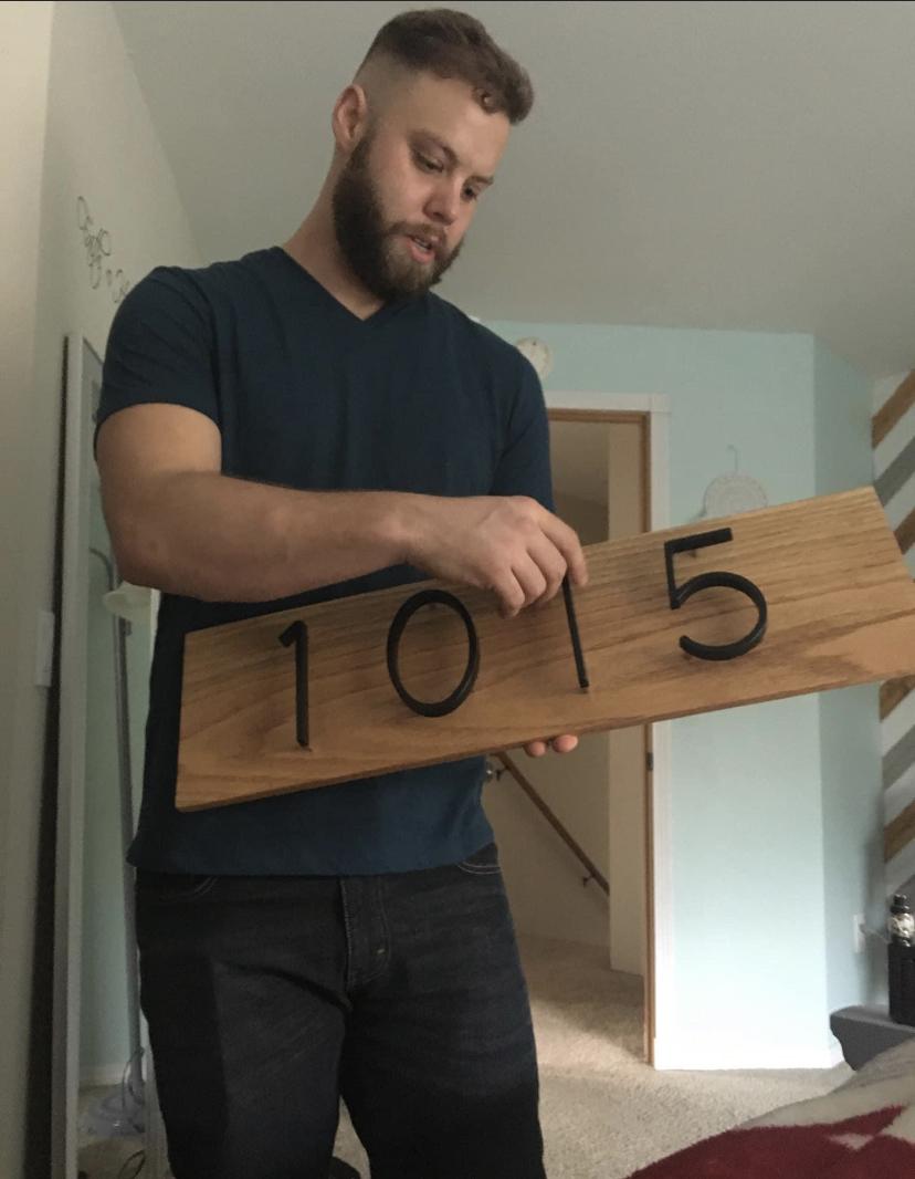 Jordan helping with projects!