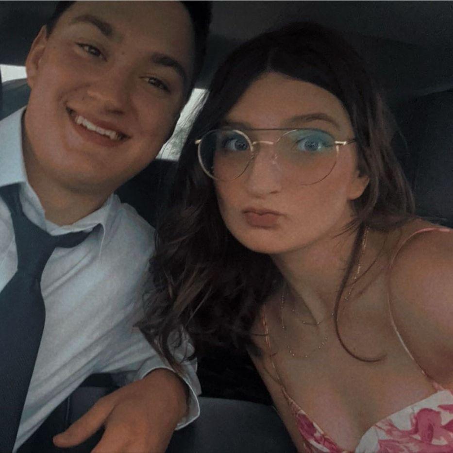 Us as wedding guests!