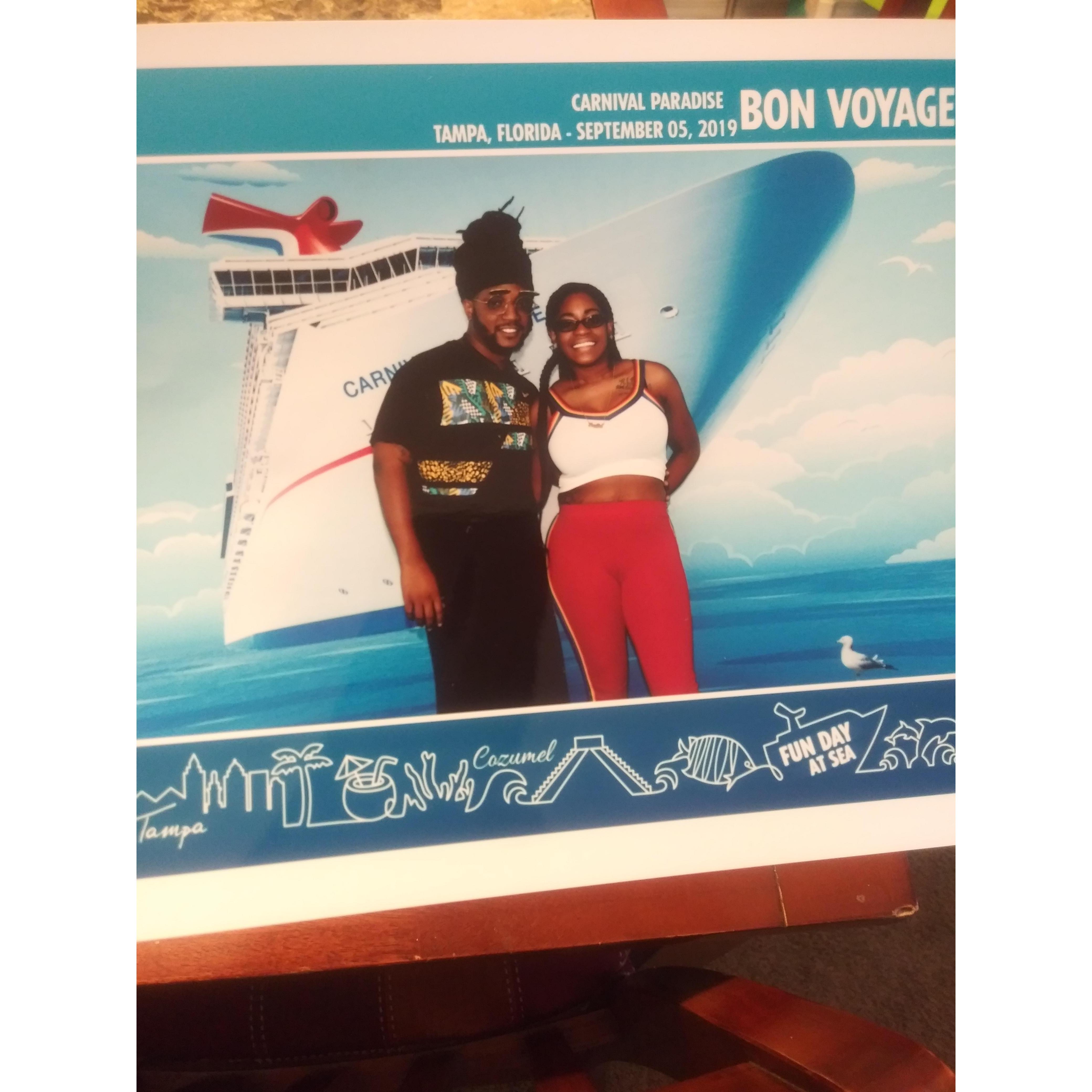 When we're cruising together for the first time...