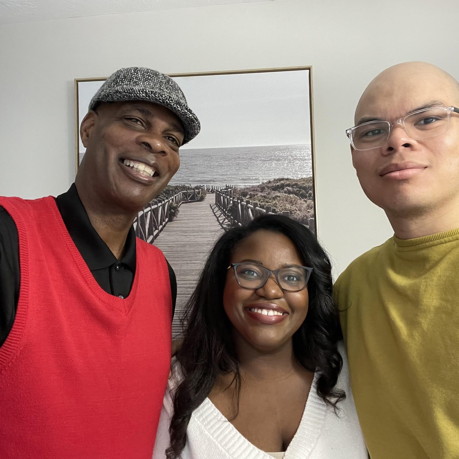 Our first Christmas together with Jacob’s Dad!