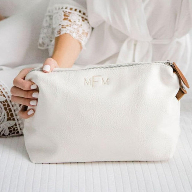 Personalized Makeup Bag For Bridesmaids...