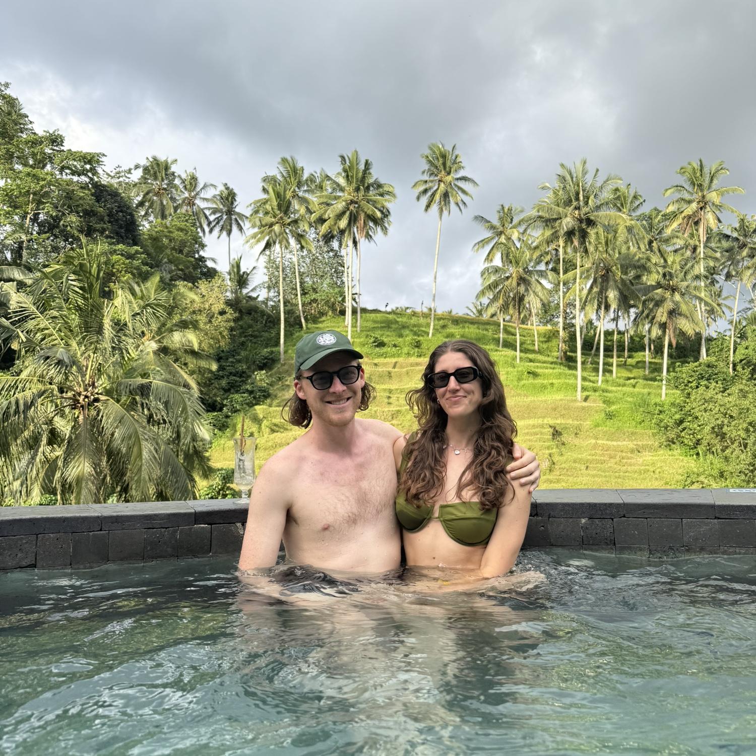 Soaking in Bali