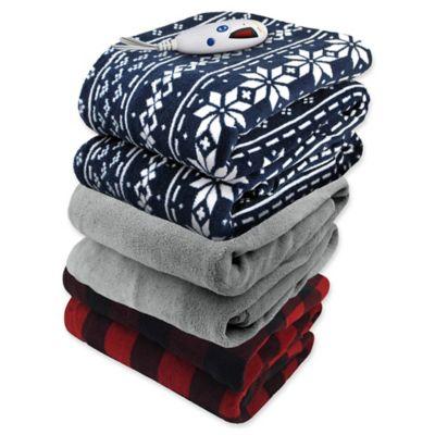 Biddeford® Microplush Digital Heated Throw