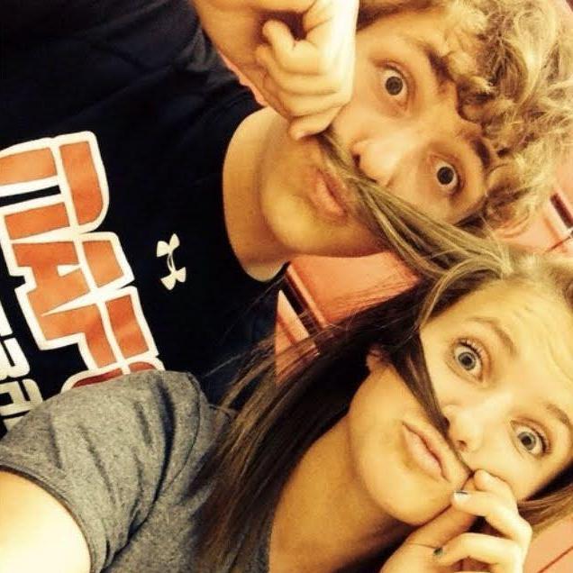 The first photo we took together