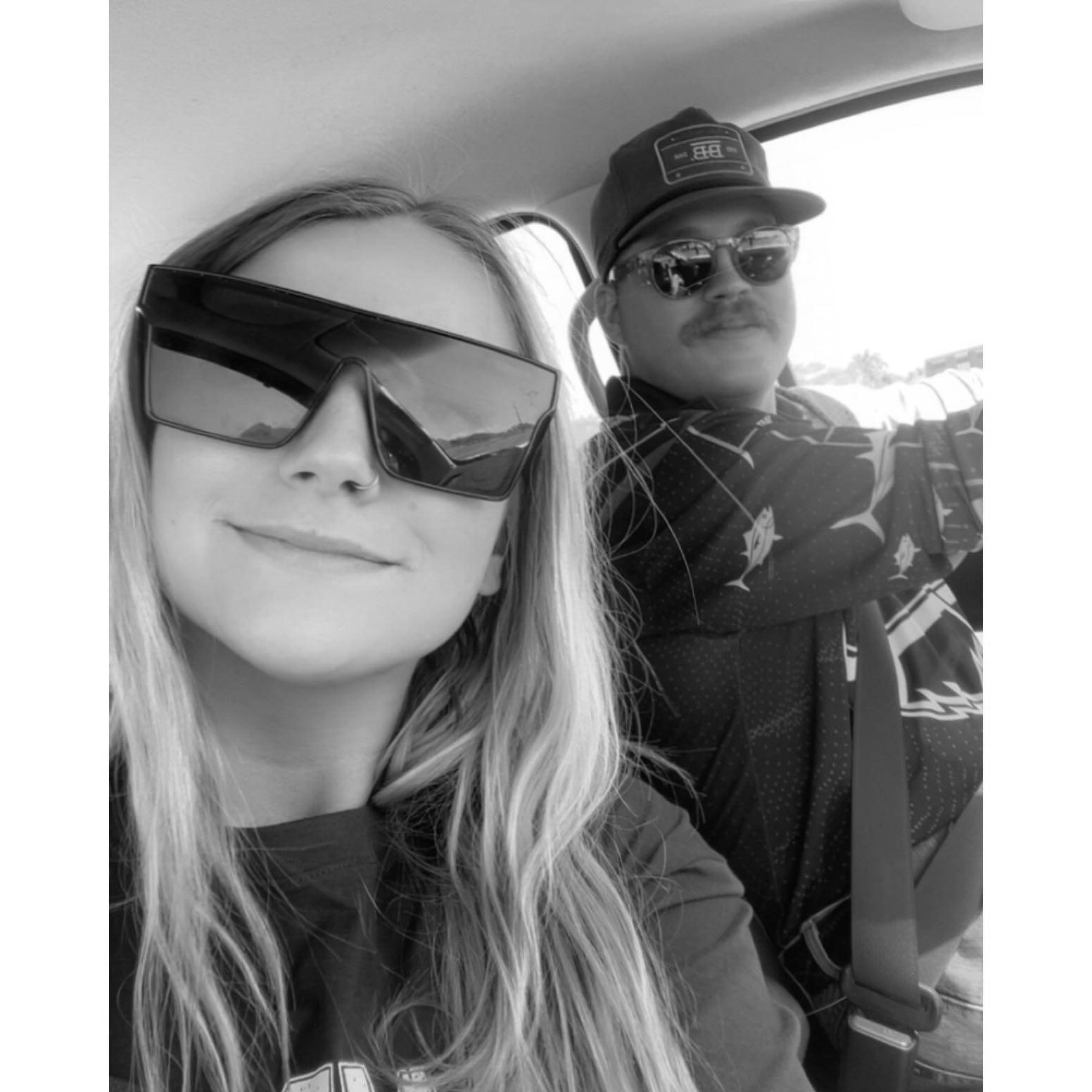 The day that Brook officially moved to Australia! This photo was snapped just after being picked up from the airport.