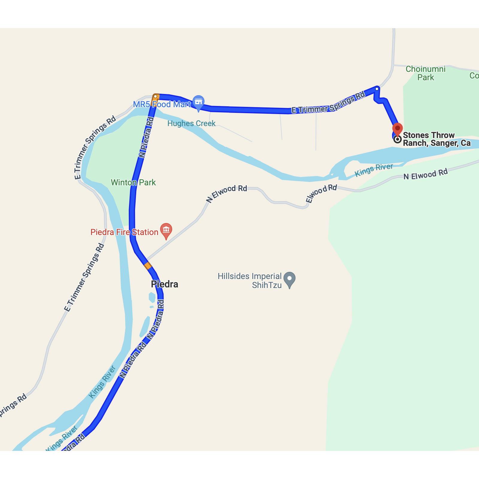 Close up of map near venue location