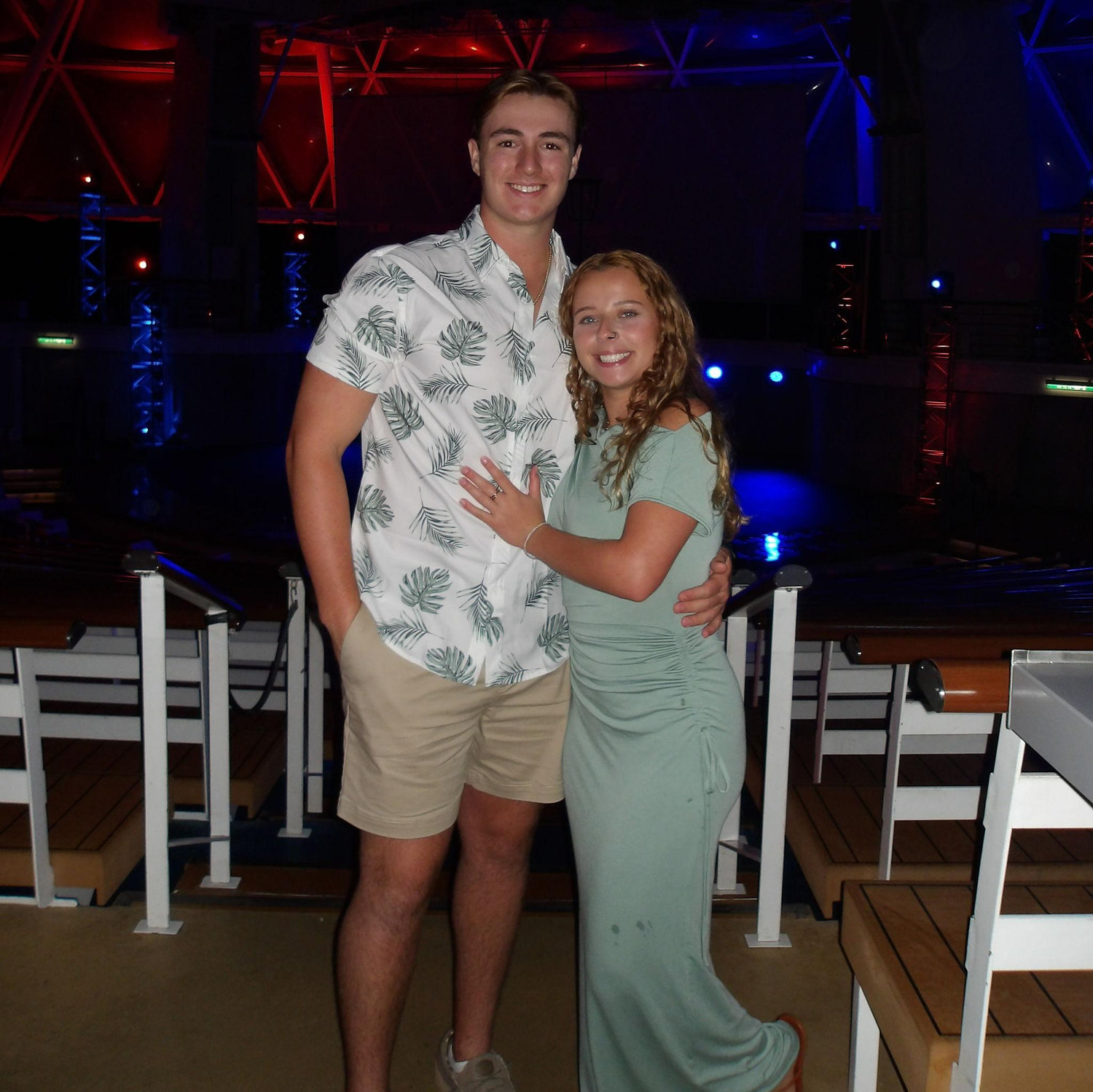 Night life on the cruise