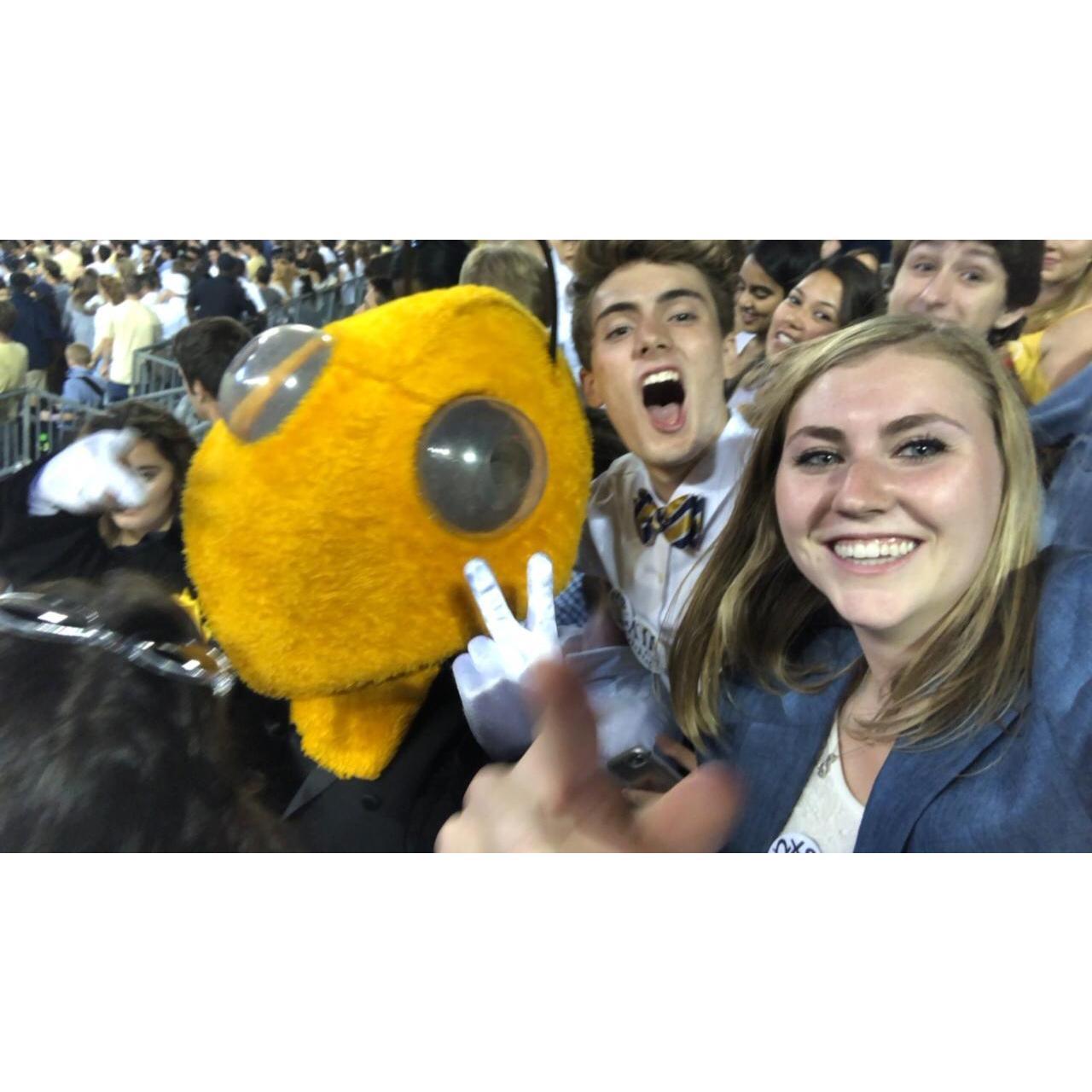 Our favorite mascot- go Buzz!