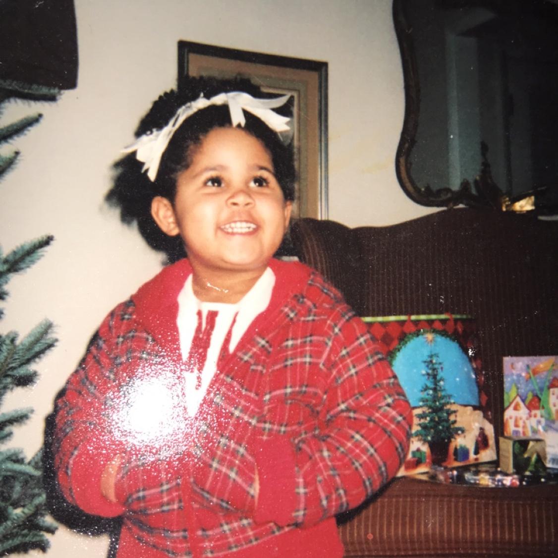 Rebecca childhood photo.