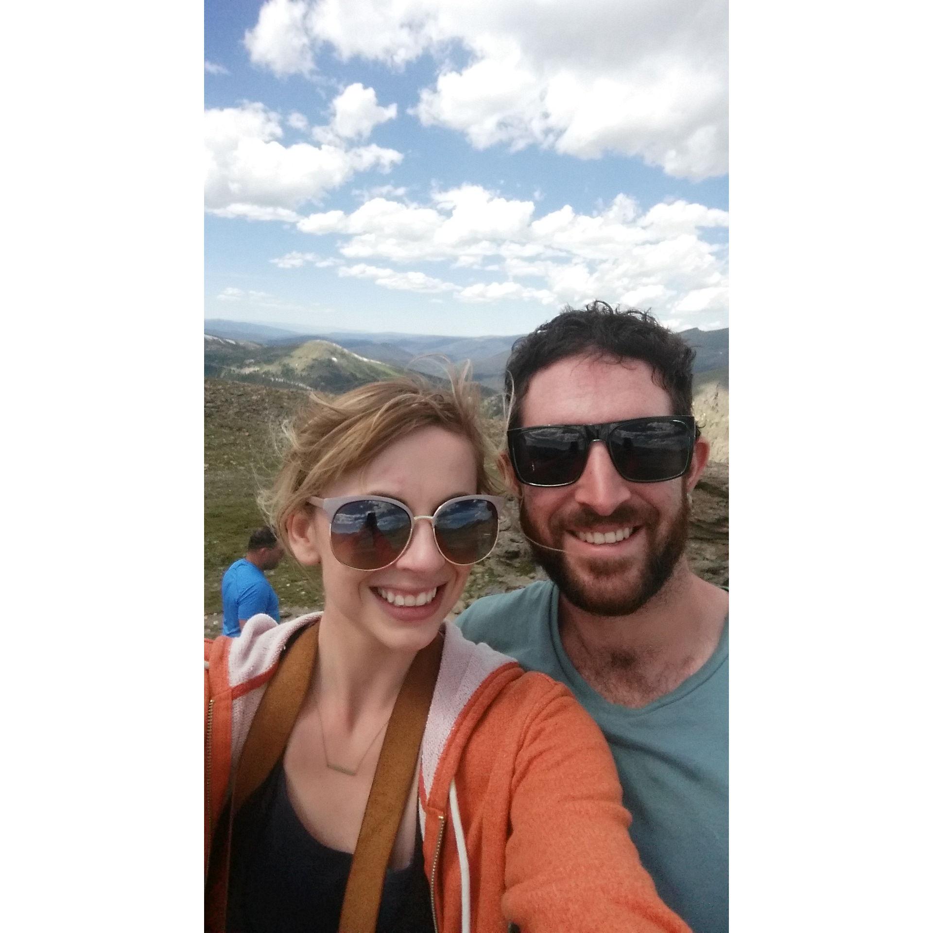 Visiting Rocky Mountain National Park in CO.