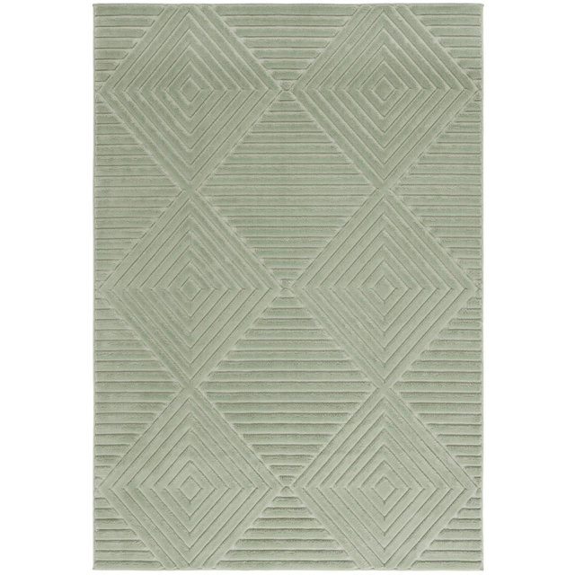 Selena SLE684 Power Loomed Indoor Area Rug - Green - 8'x10' - Safavieh