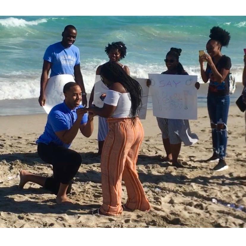 11/29/2019: Joshua popping the BIG question!