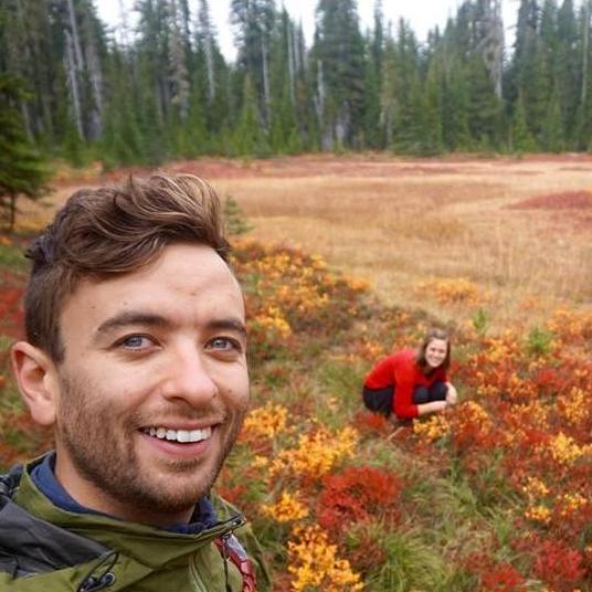 Picking huckleberries in the wilderness - October, 2018