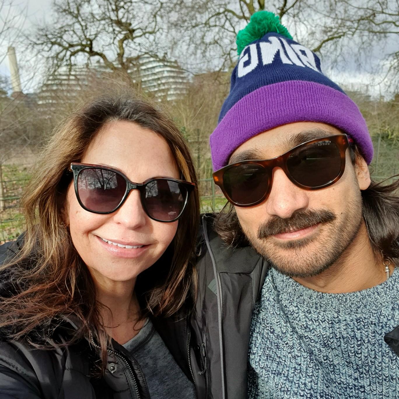 Valentine's Day 2021 in Battersea Park, London