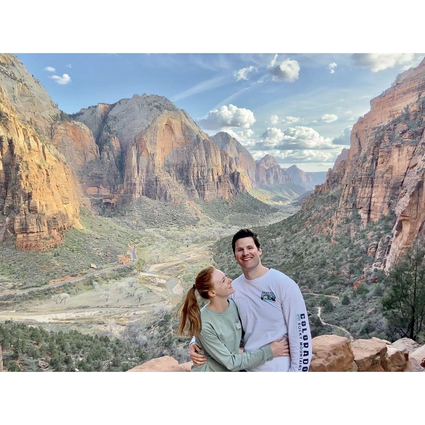 At the end of an (accidental) 17 mile hike