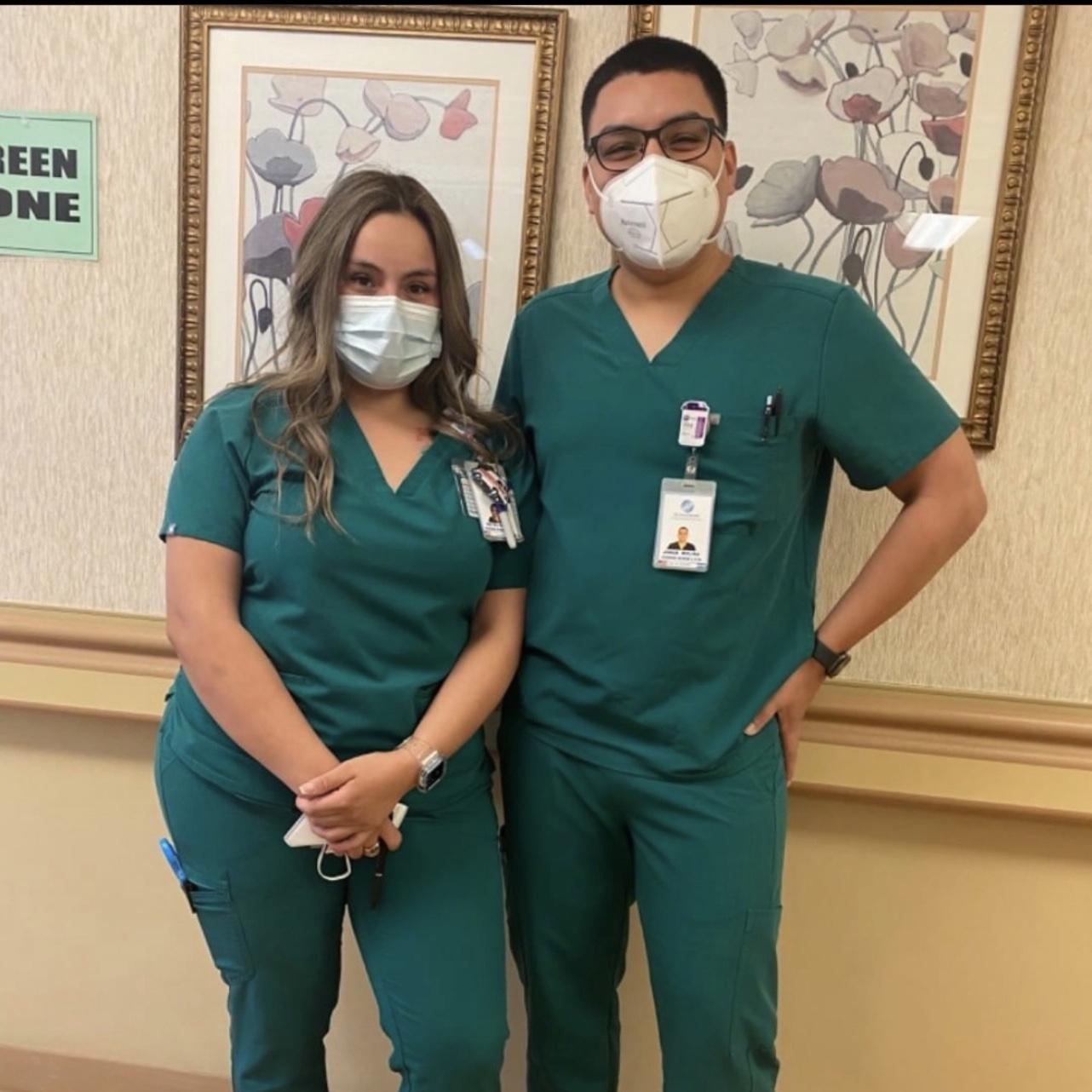 We use to love matching to work when we worked together at a Post-acute care facility! We were that couple
