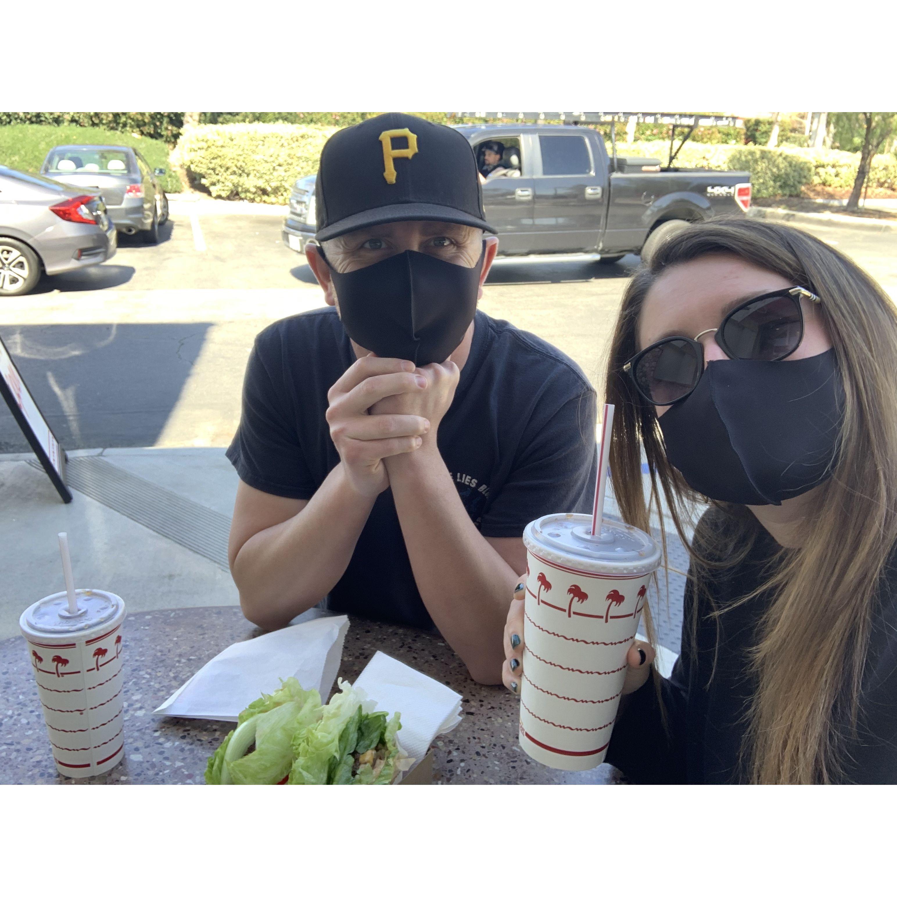 Covid times at In-n-Out