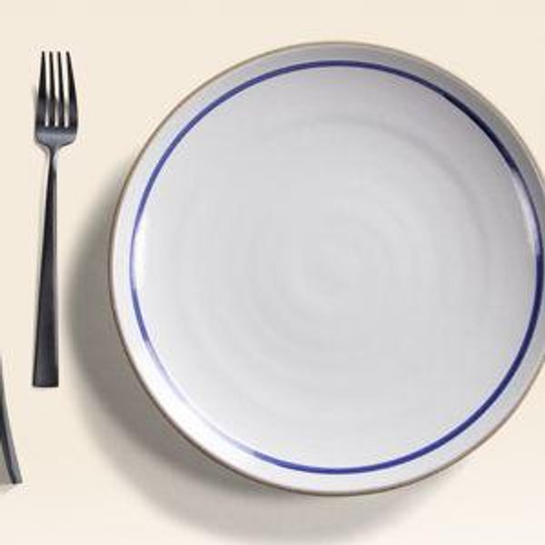 Dinner plate in Blue Banded