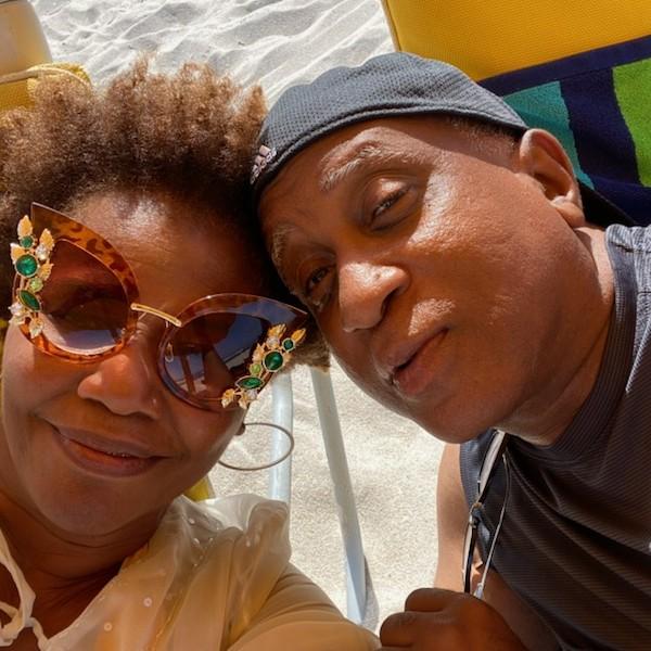 Chilling on the beach in Miami with My Love