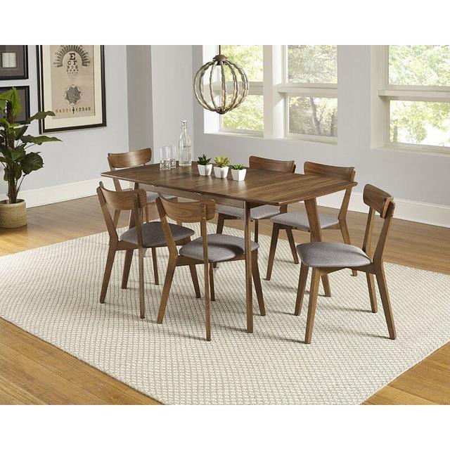 Rockaway 7 Piece Extendable Solid Wood Dining Set