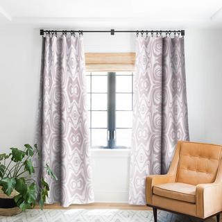 Marble Structure Baby Pink Blackout Curtain
