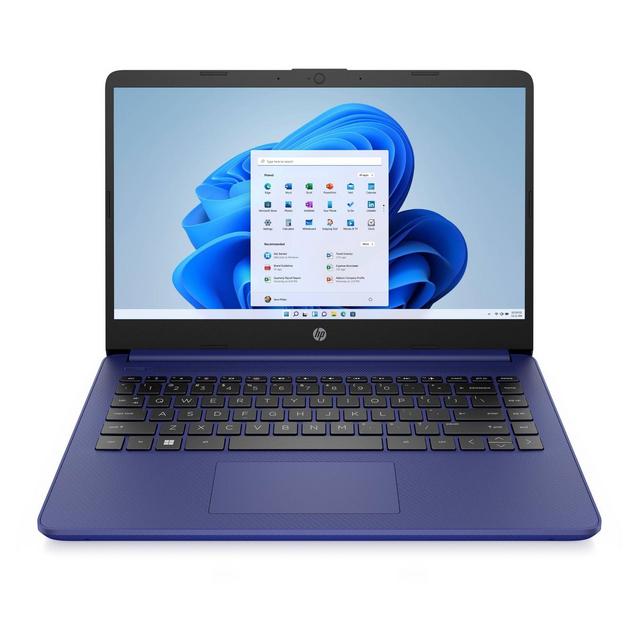 HP 14" Touchscreen Laptop - Intel Celeron - 4GB RAM - 64GB eMMC Storage - Windows 11 - Blue -
