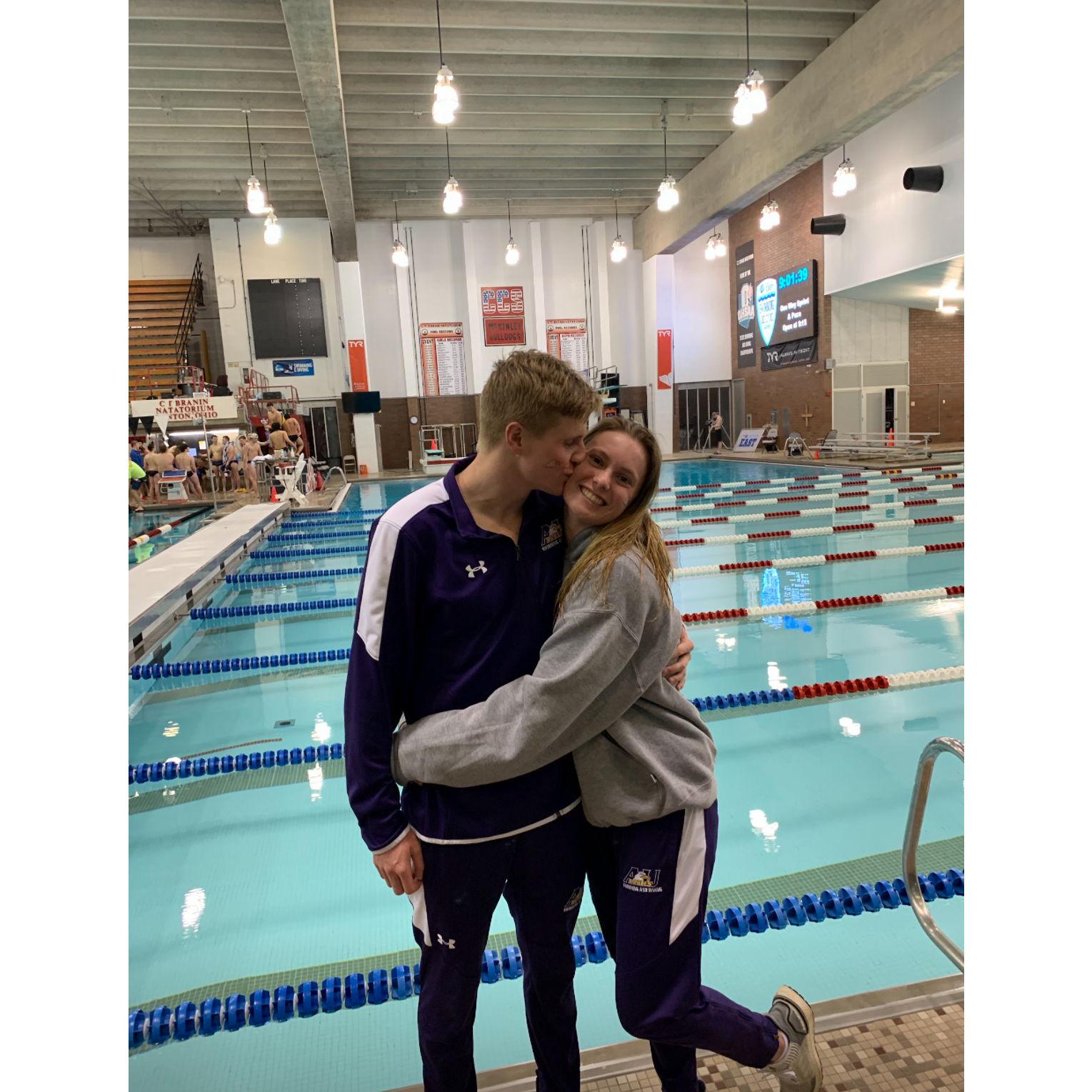 Our last ever swim meet, conference 2022