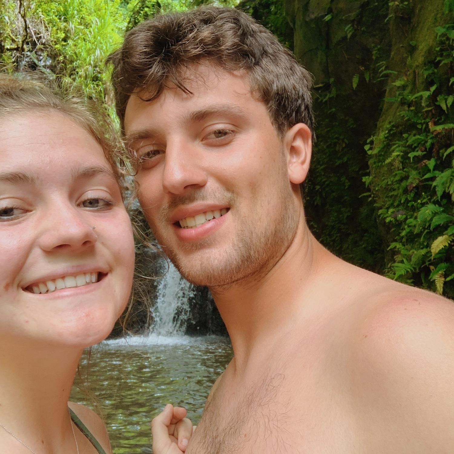 Another waterfall that we saw and swam at in Hawaii!