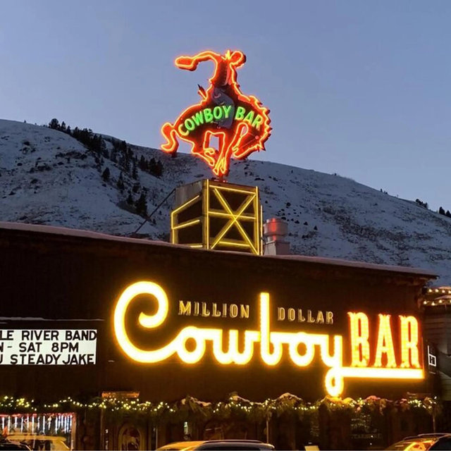 Honeymoon- Dinner at Million Dollar Cowboy Bar