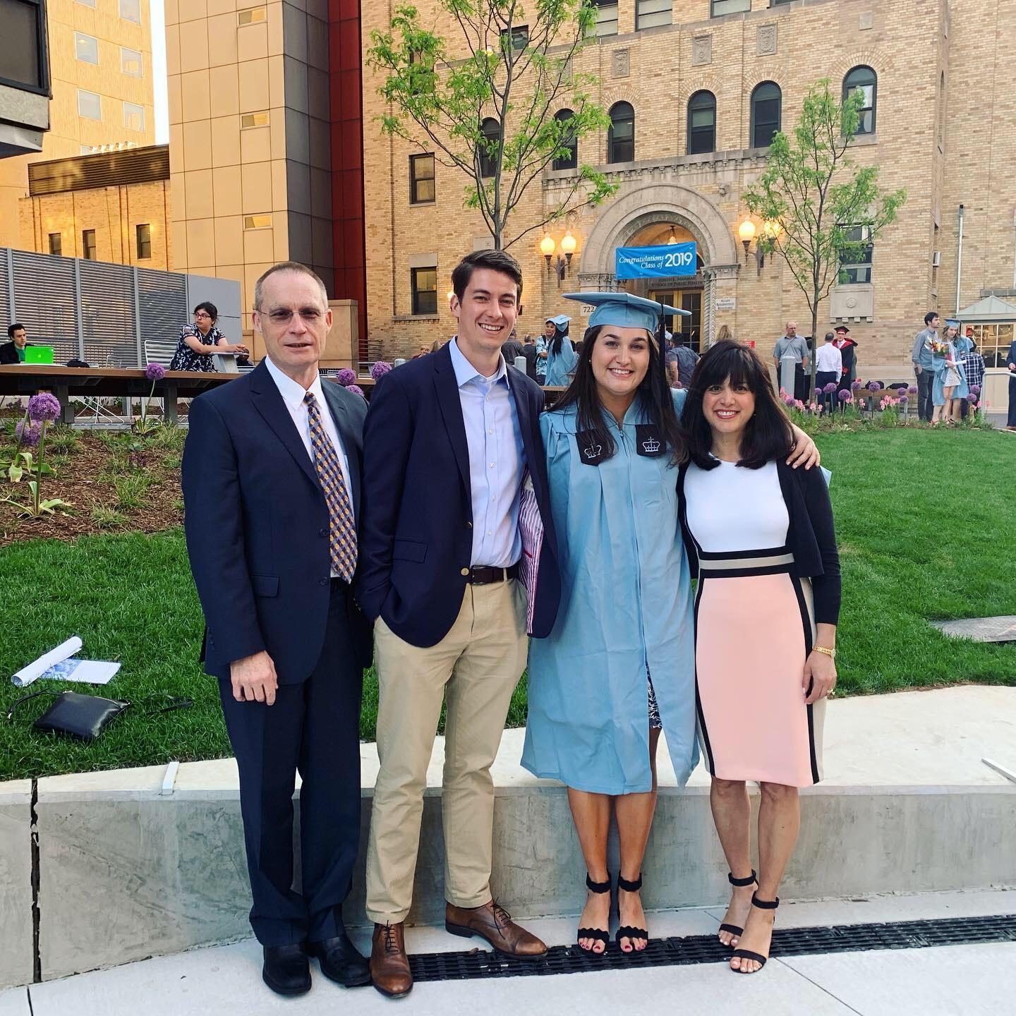 Columbia University graduation.