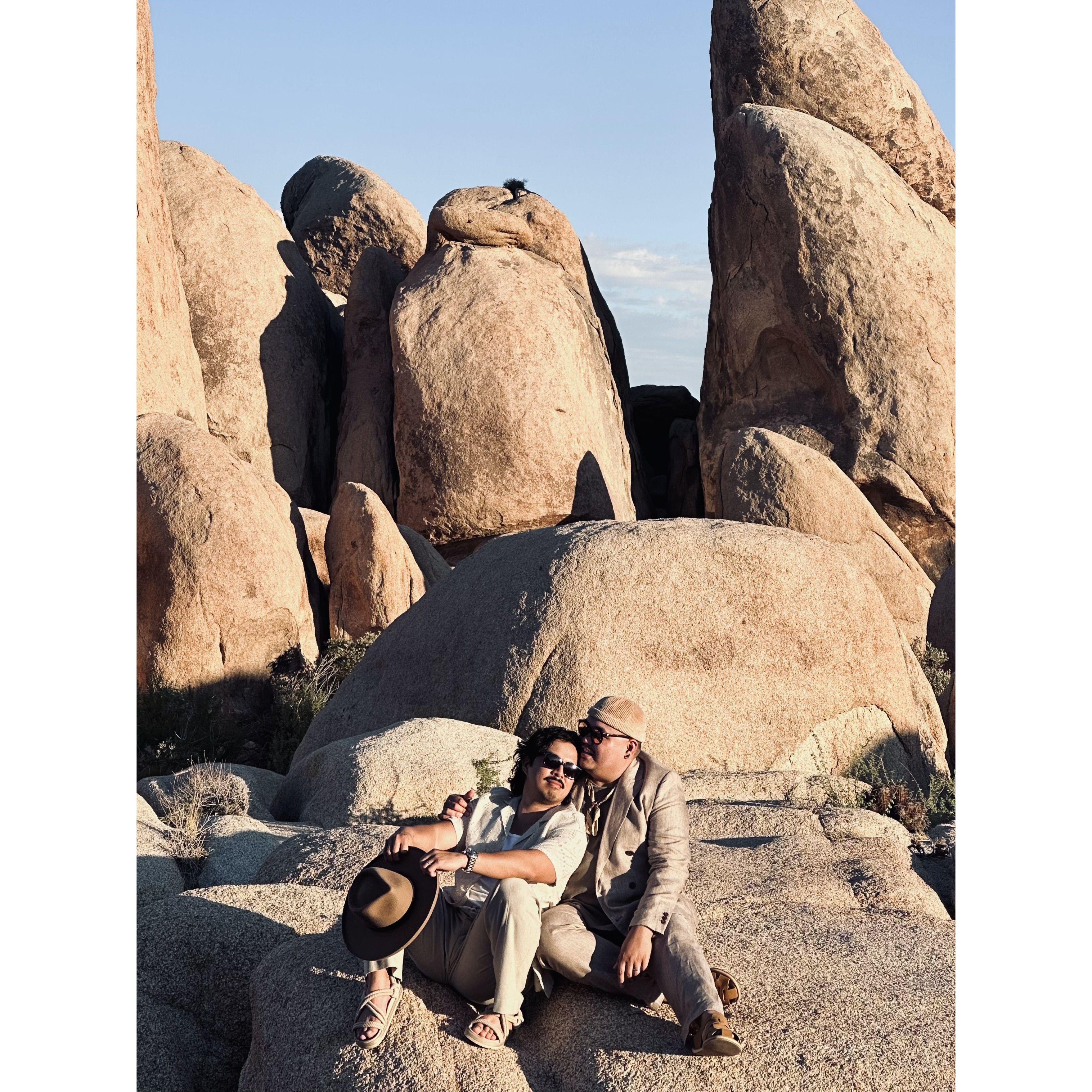 Engagement Shoot  at Joshua Tree 2023