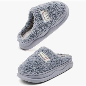 Slippers for Women Men, Memory Foam Slippers for Women, Soft Thick Fuzzy Bedroom House Shoes Indoor Outdoor