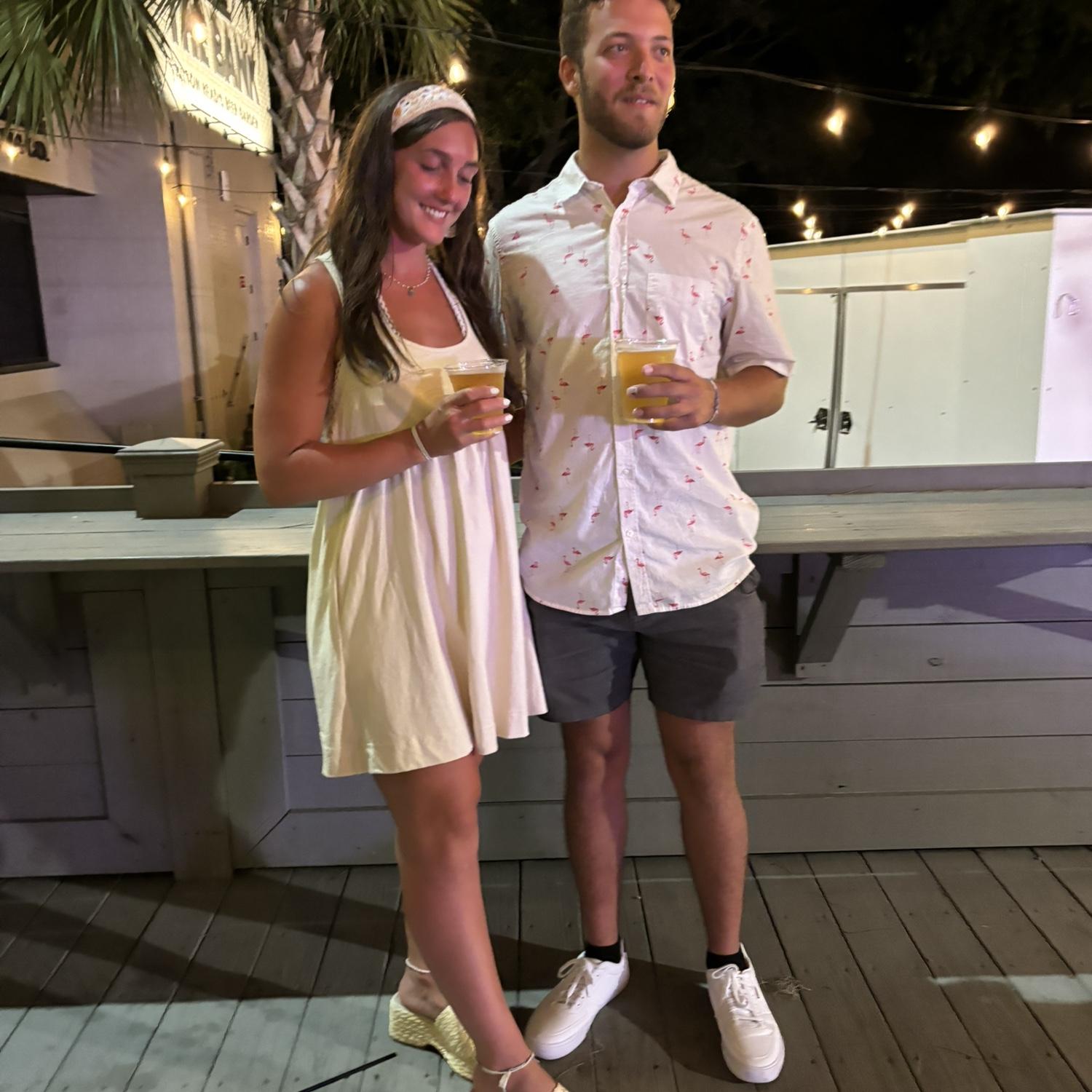 at a fun outdoor bar in South Carolina :)