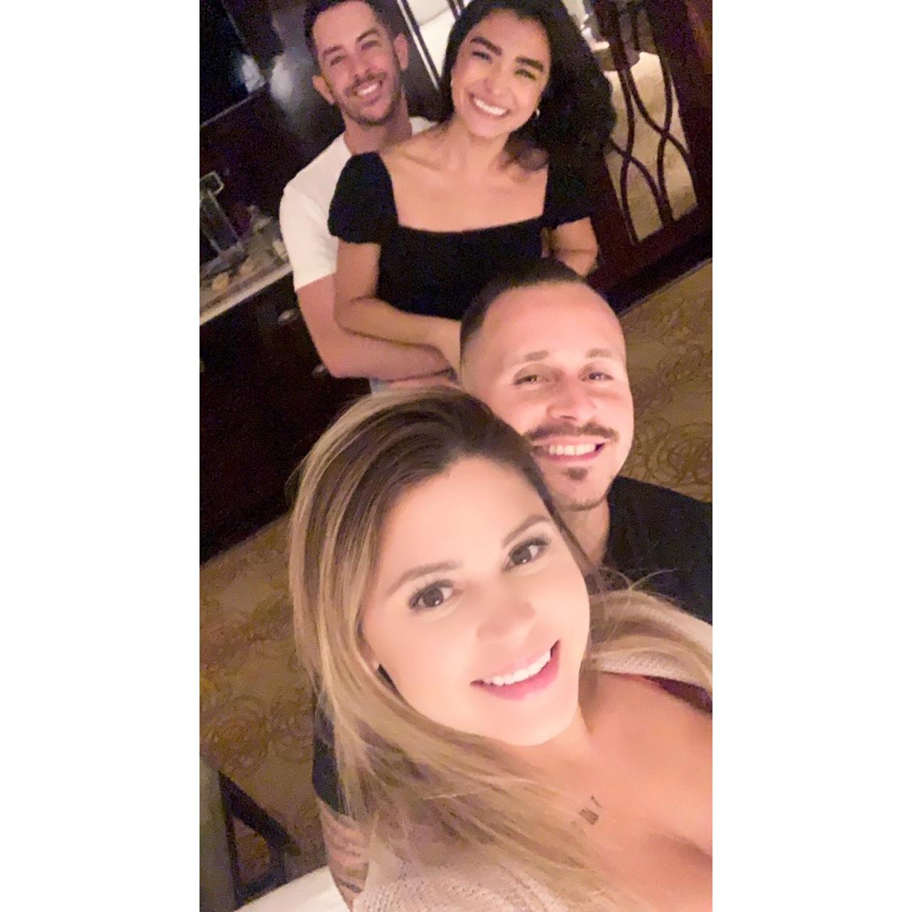 Vegas with John's best man, Chris, and his beautiful wife Felicia!