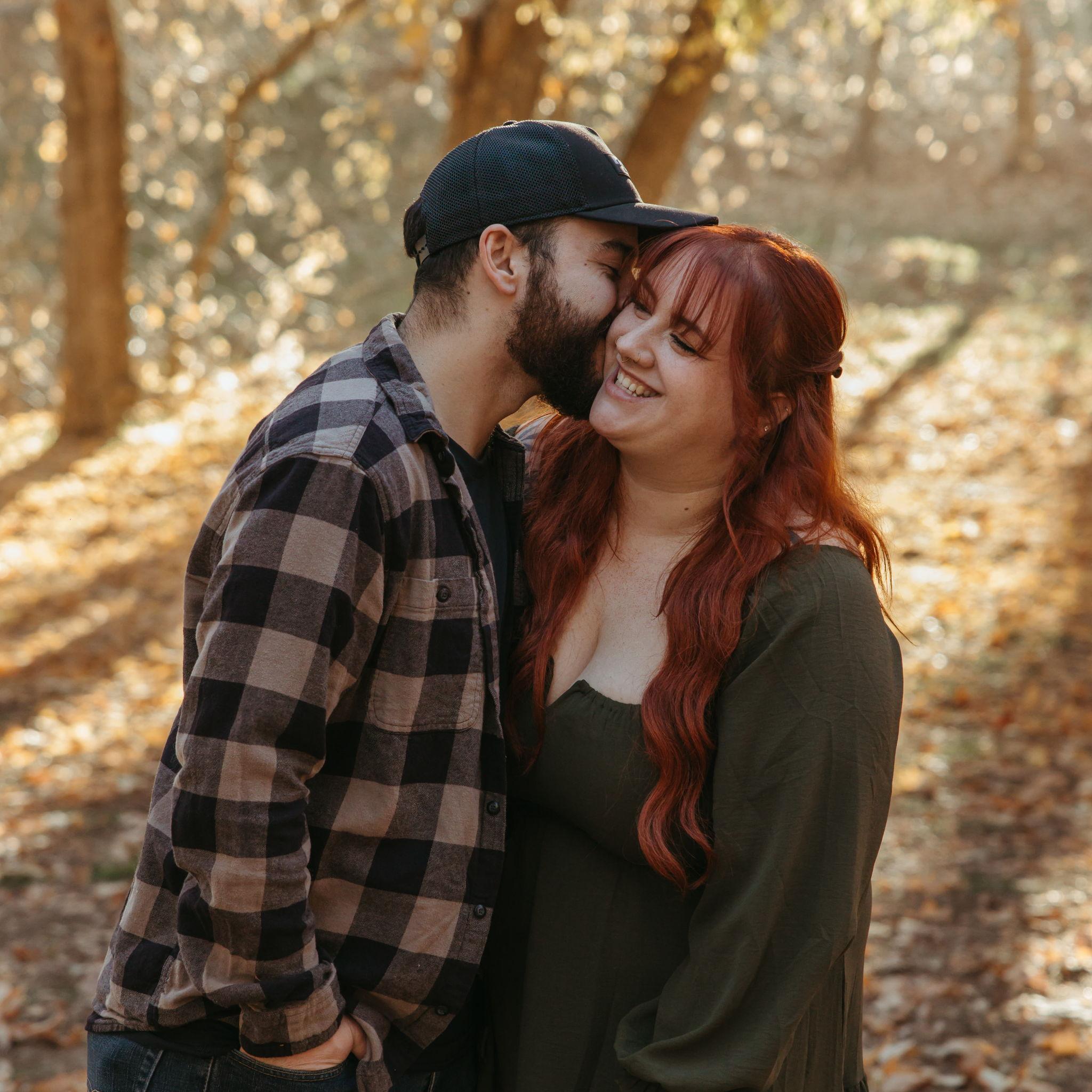 In Oak Glen for family photos