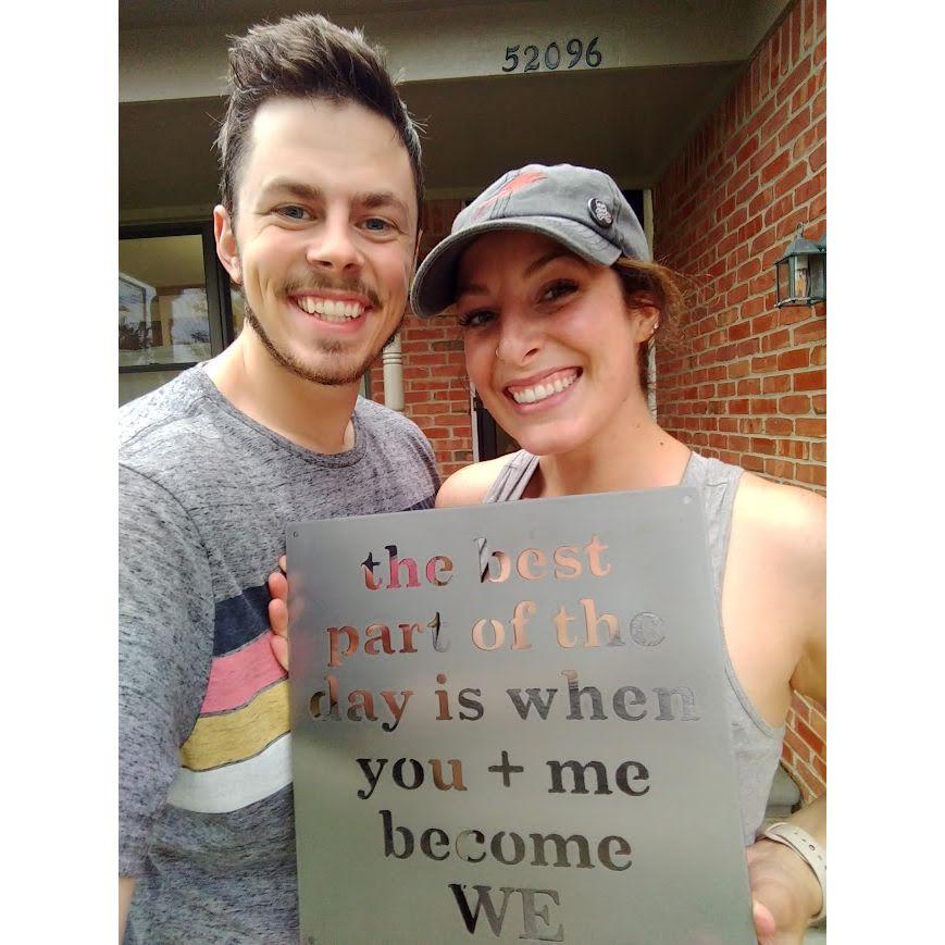 we bought our first house together 2019