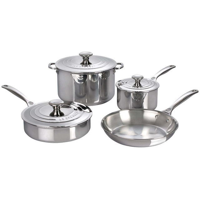 Le Creuset Stainless Steel Set, 7-Piece