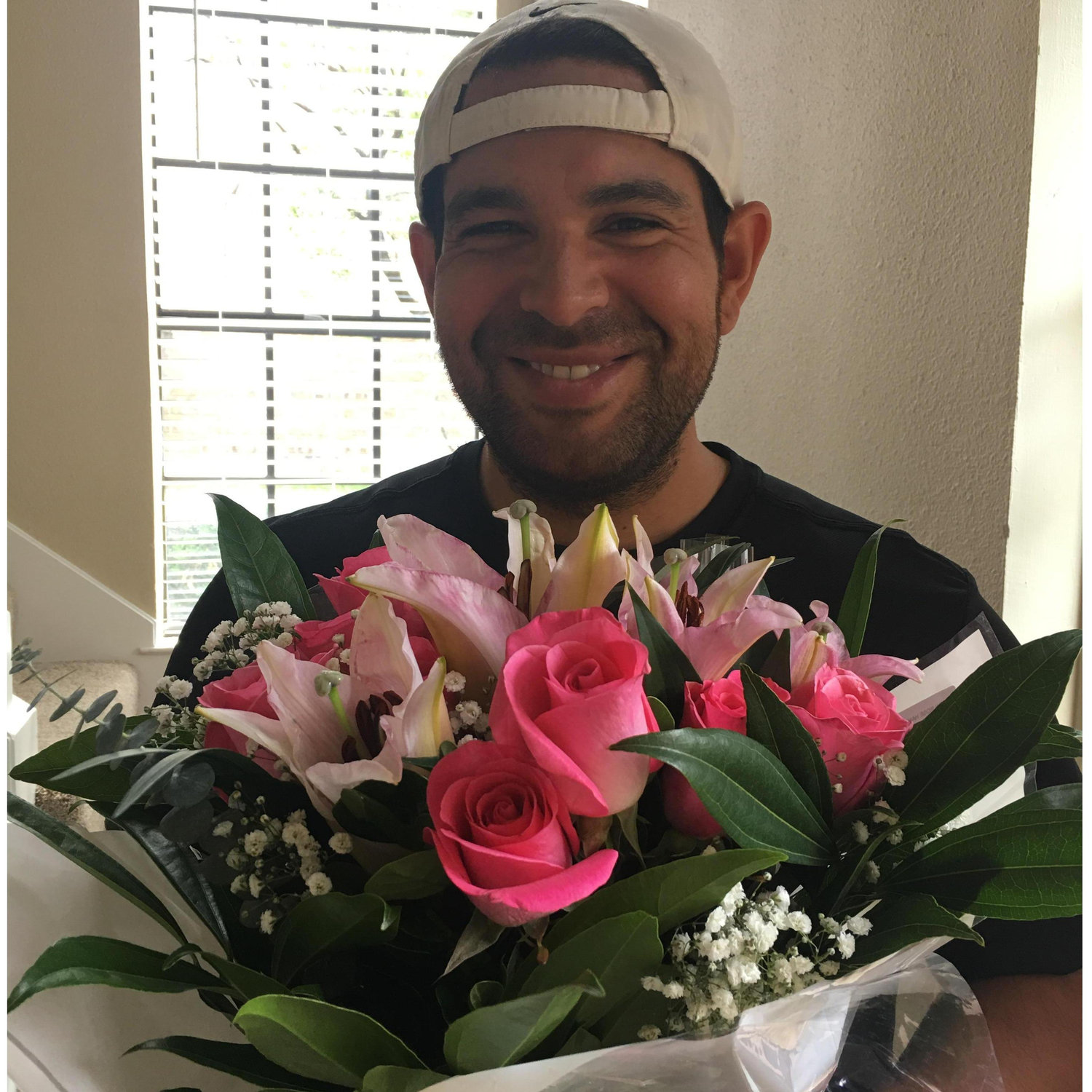 Andy is so good about surprising me with flowers!