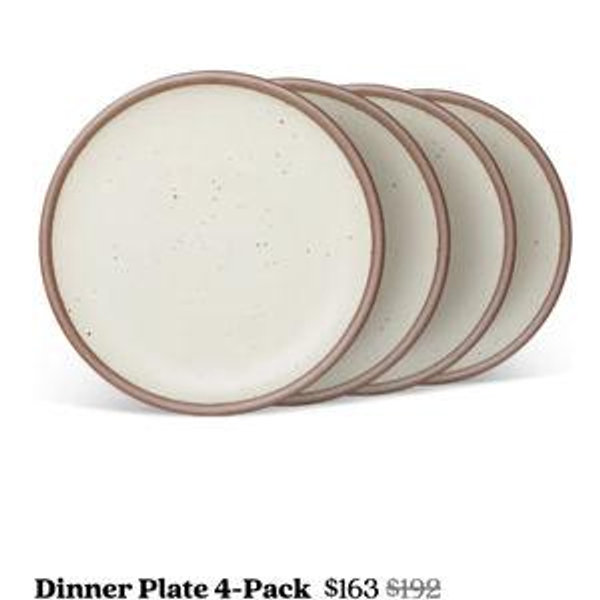 Dinner Plate 4-Pack (Panna Cotta)