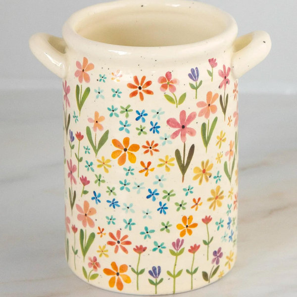 Utensil Crock - Daisies