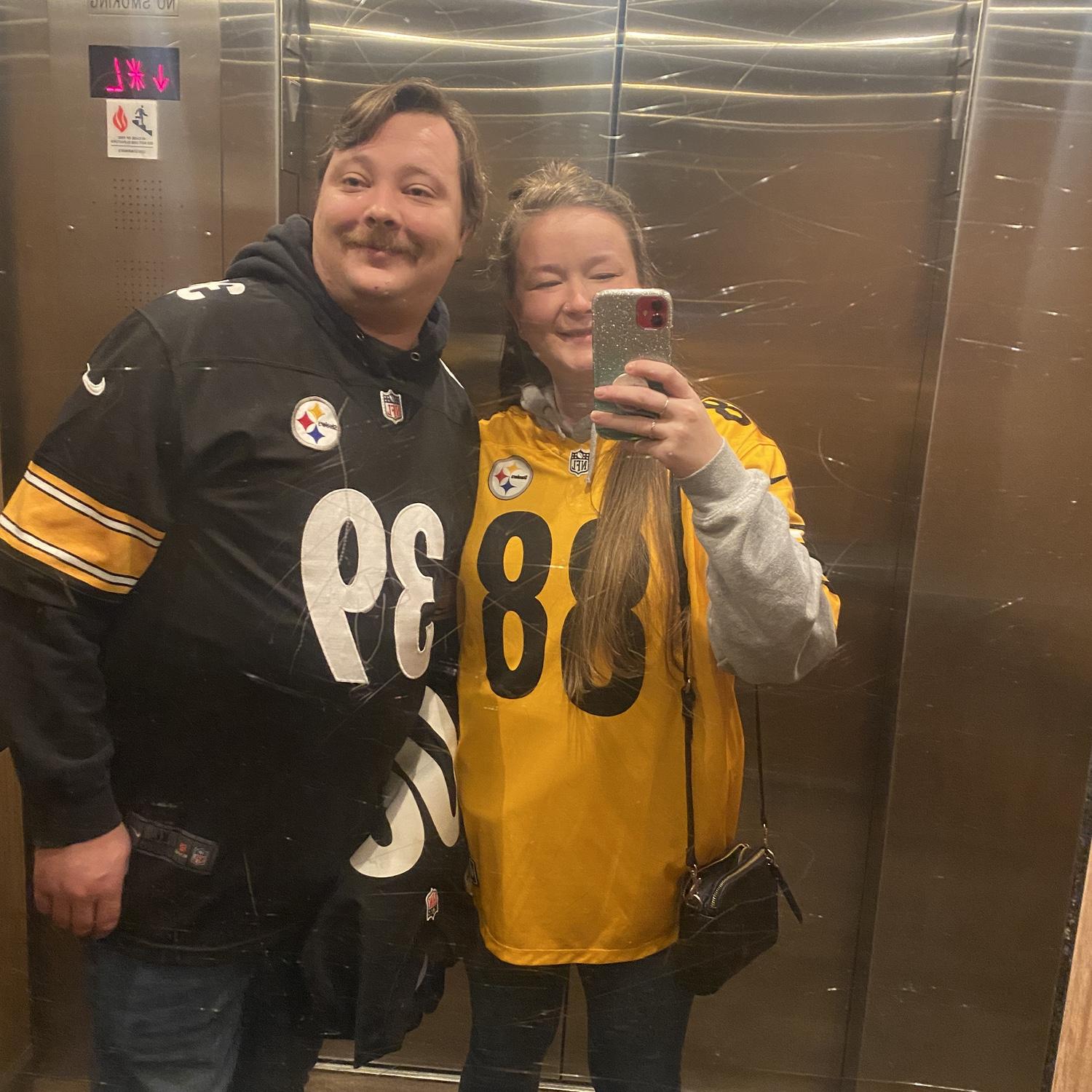 Went to Pittsburgh for Wilson's 30th birthday. Go Steelers!