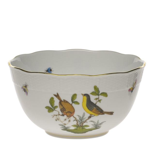 Herend Rothschild Bird Multi-Color Round Bowl