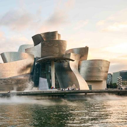 Visit to Guggenheim Museum in Bilbao, Spain