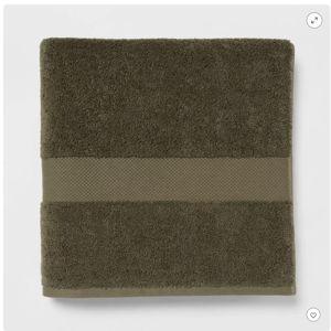 Performance Plus Bath Towel - Threshold™ - DARK GREEN