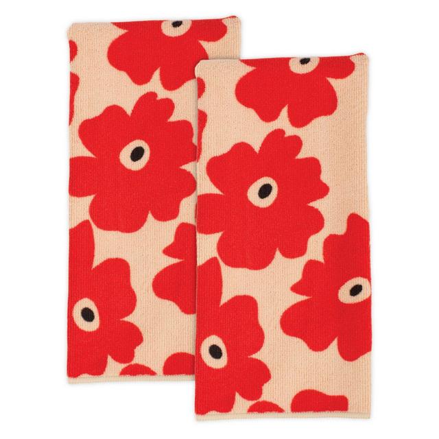 MÜ Kitchen™ Microfiber Flower Kitchen Towels (Set of 2)