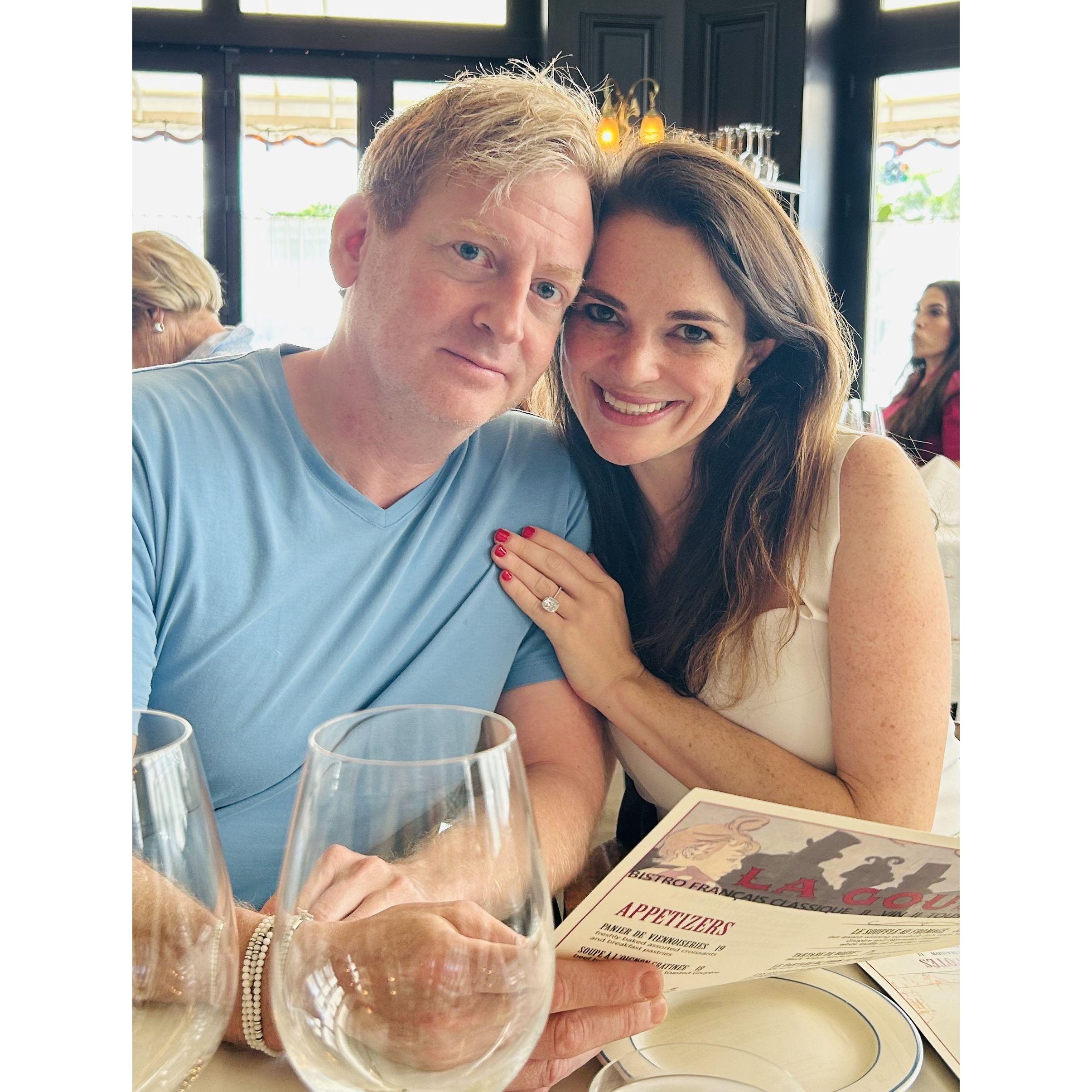 Recently engaged...in Palm Beach