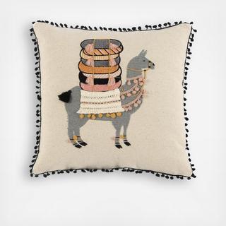 Kuzco Llama Throw Pillow