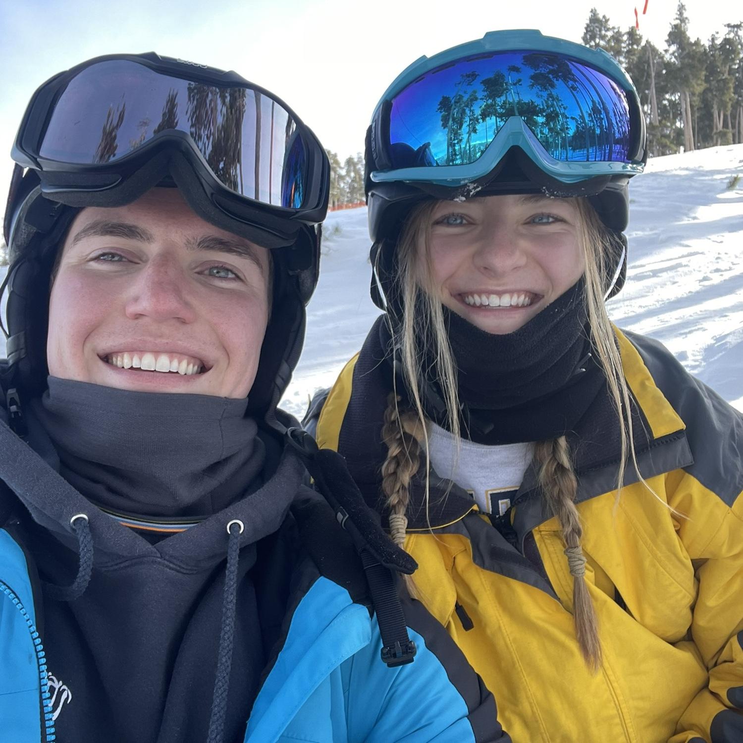 Sarah’s first day skiing!