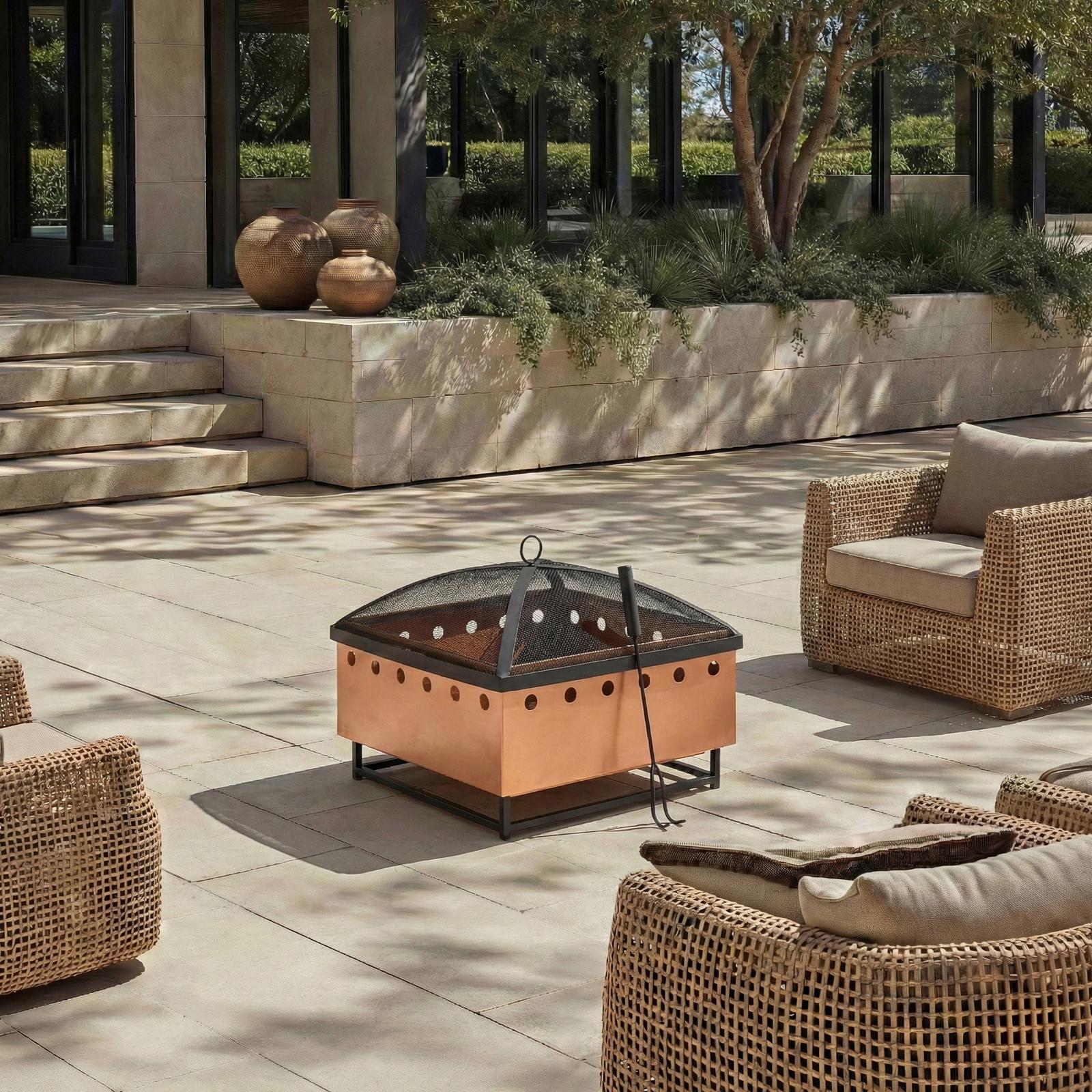 Safavieh, Wyatt Square Fire Pit | Zola